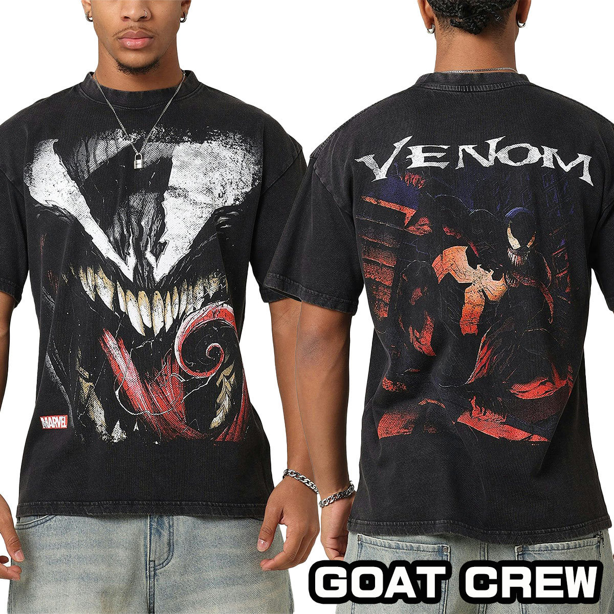 GOAT CREW ヘビーウェイト Tシャツ ヴェノム 半袖