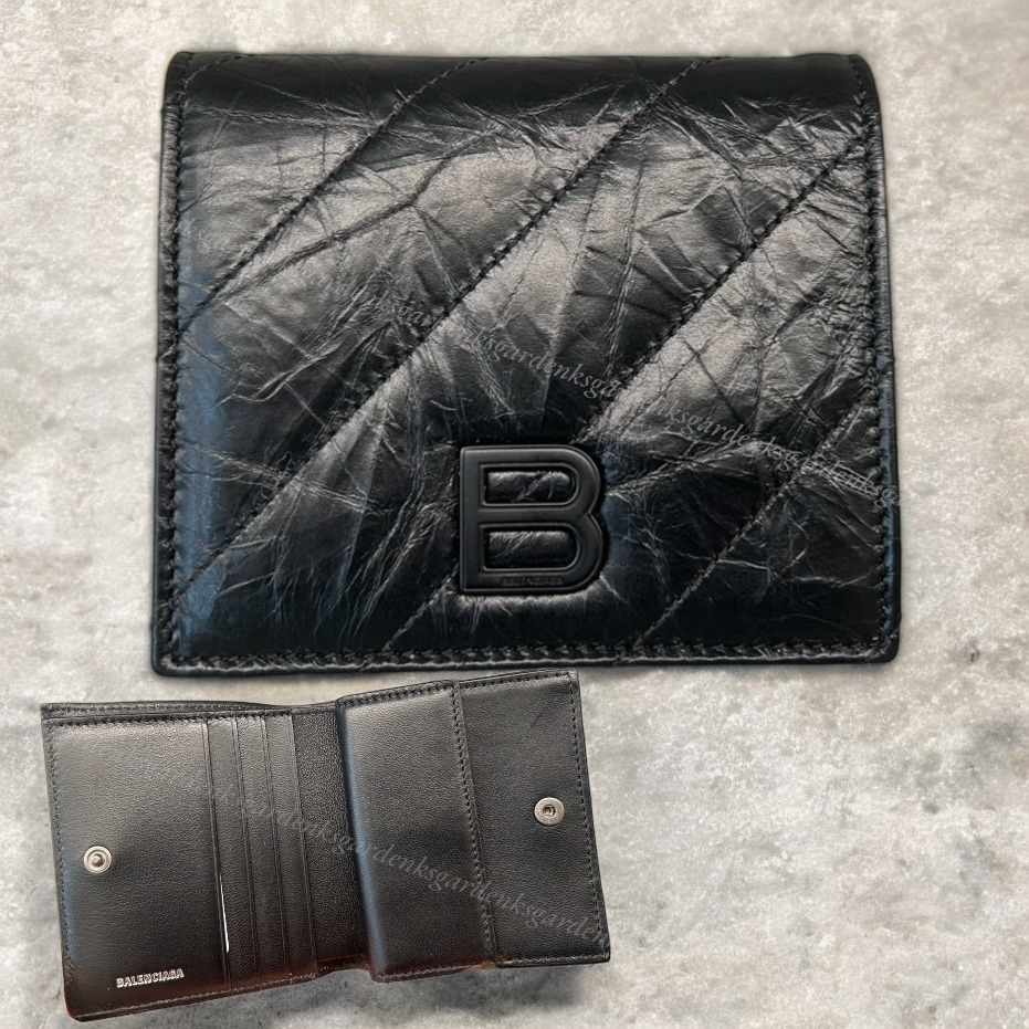 限定！即納！BALENCIAGA Crush フラップコイン&カードホルダー
