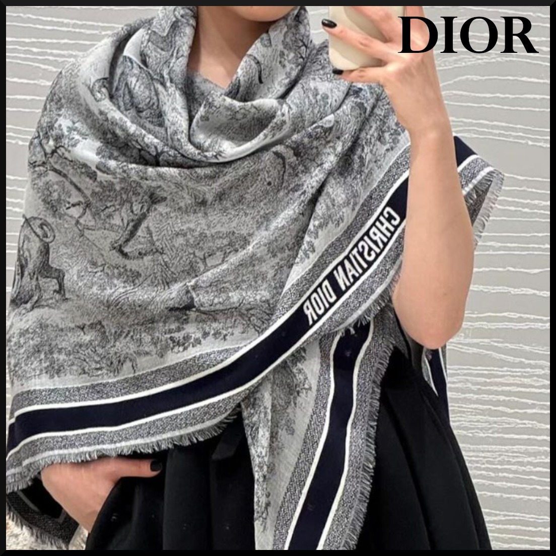 【魅力的/すぐ届く☆】DIOR ショール