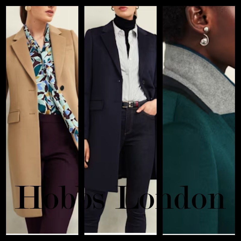 【関送込】Hobbs London プチ キャベンディッシュ ウール コート