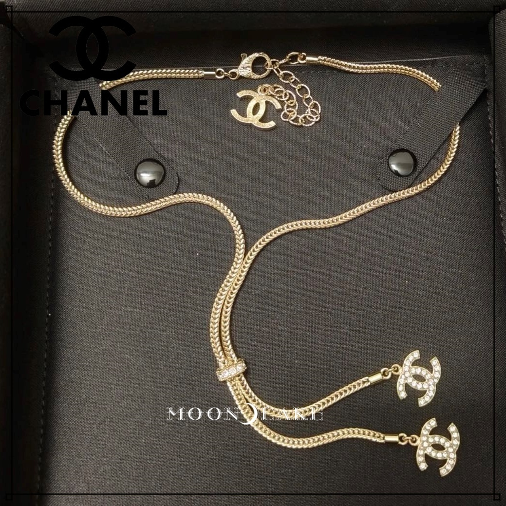 ≪24K★≫CHANEL ネックレス CCロゴ 合わせやすい