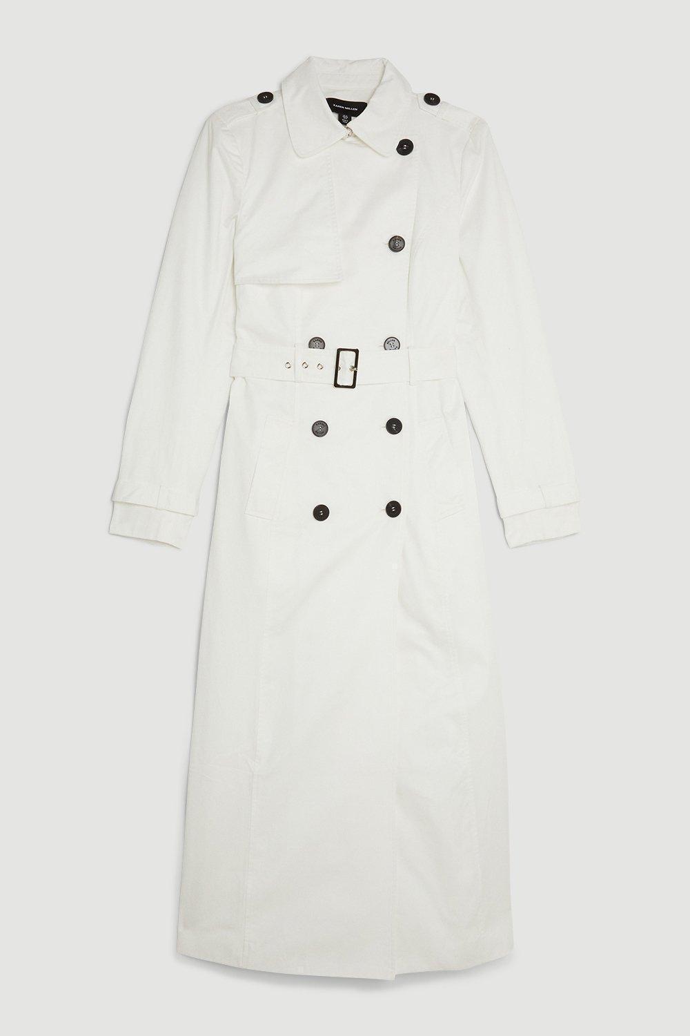 日本未入荷★Karen Millen ダブルボタントレンチコート 日本未入荷☆Karen Millen ダブルボタントレンチコート アウター