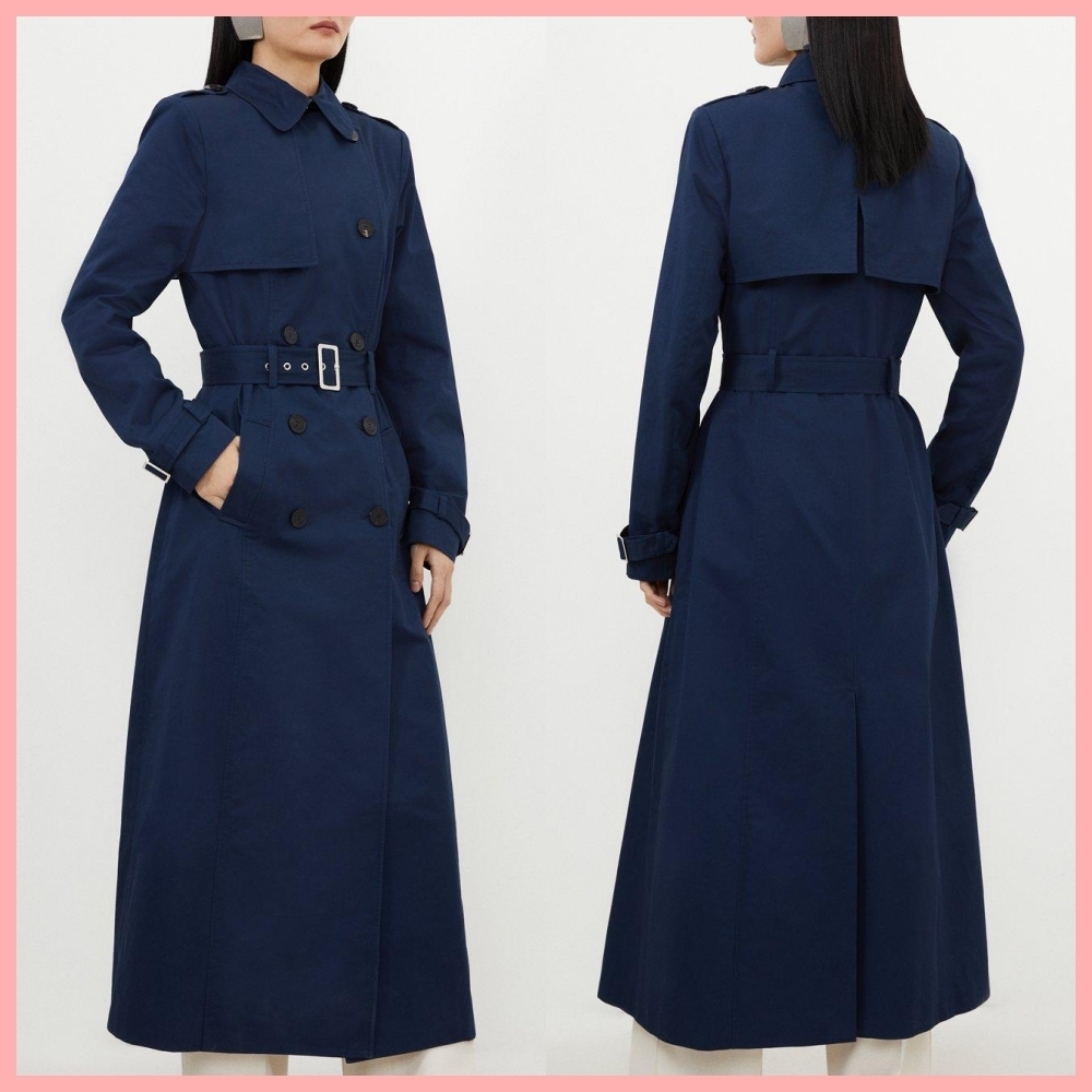 日本未入荷★Karen Millen ダブルボタントレンチコート 日本未入荷☆Karen Millen ダブルボタントレンチコート アウター