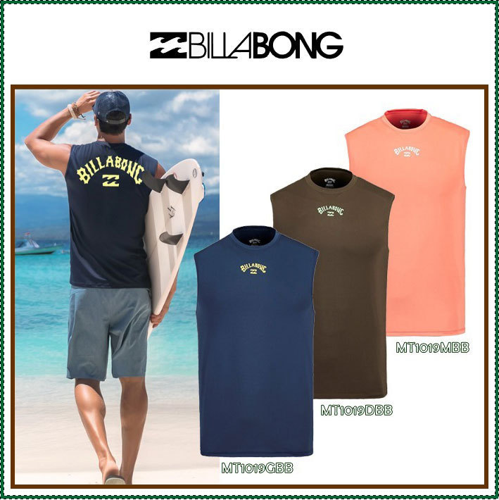 【BILLABONG】Men's Sleeveless Rash Guard MT1019/追跡付