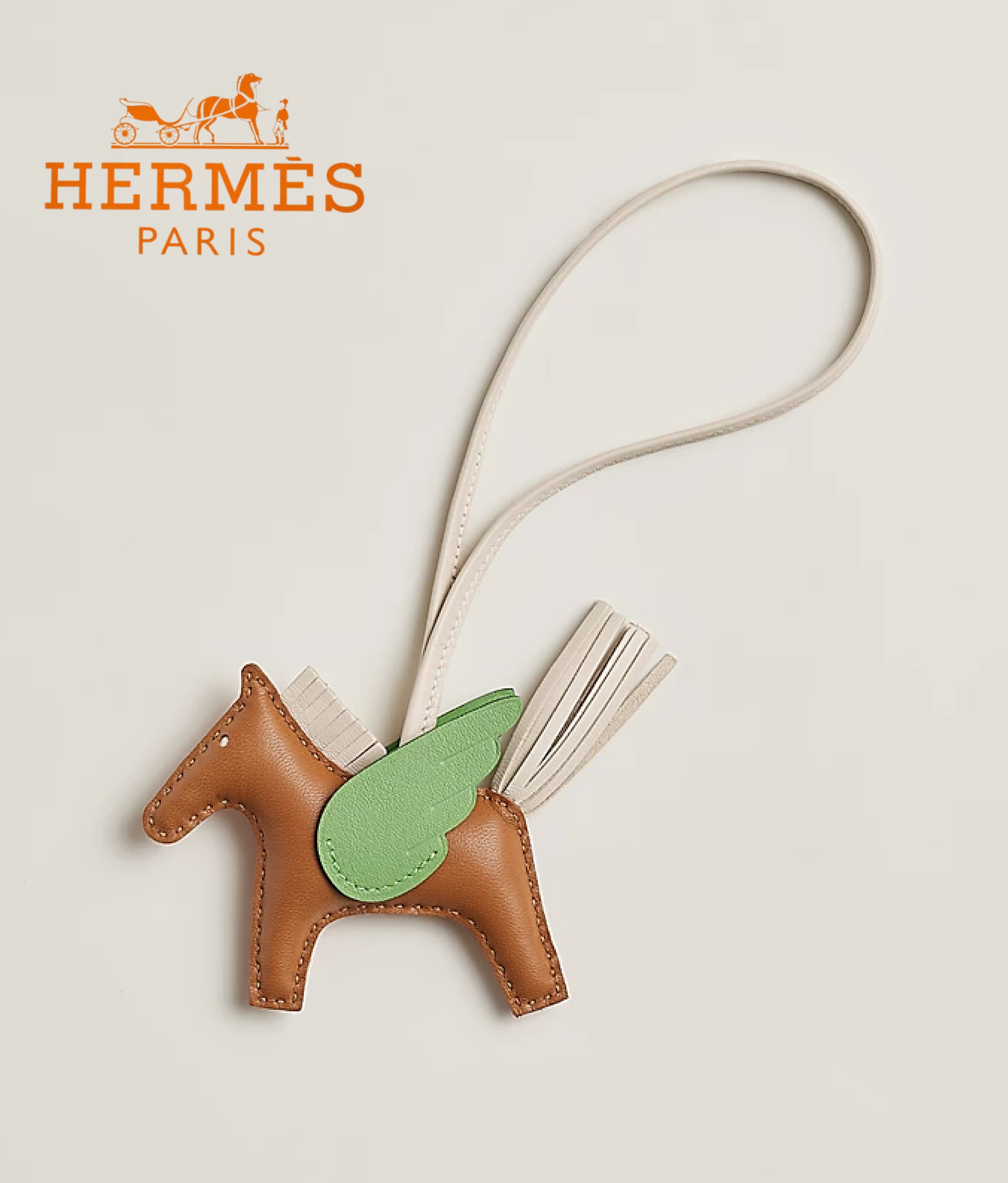 【イチ押し】HERMES レディース バックチャーム ペガサス ☆