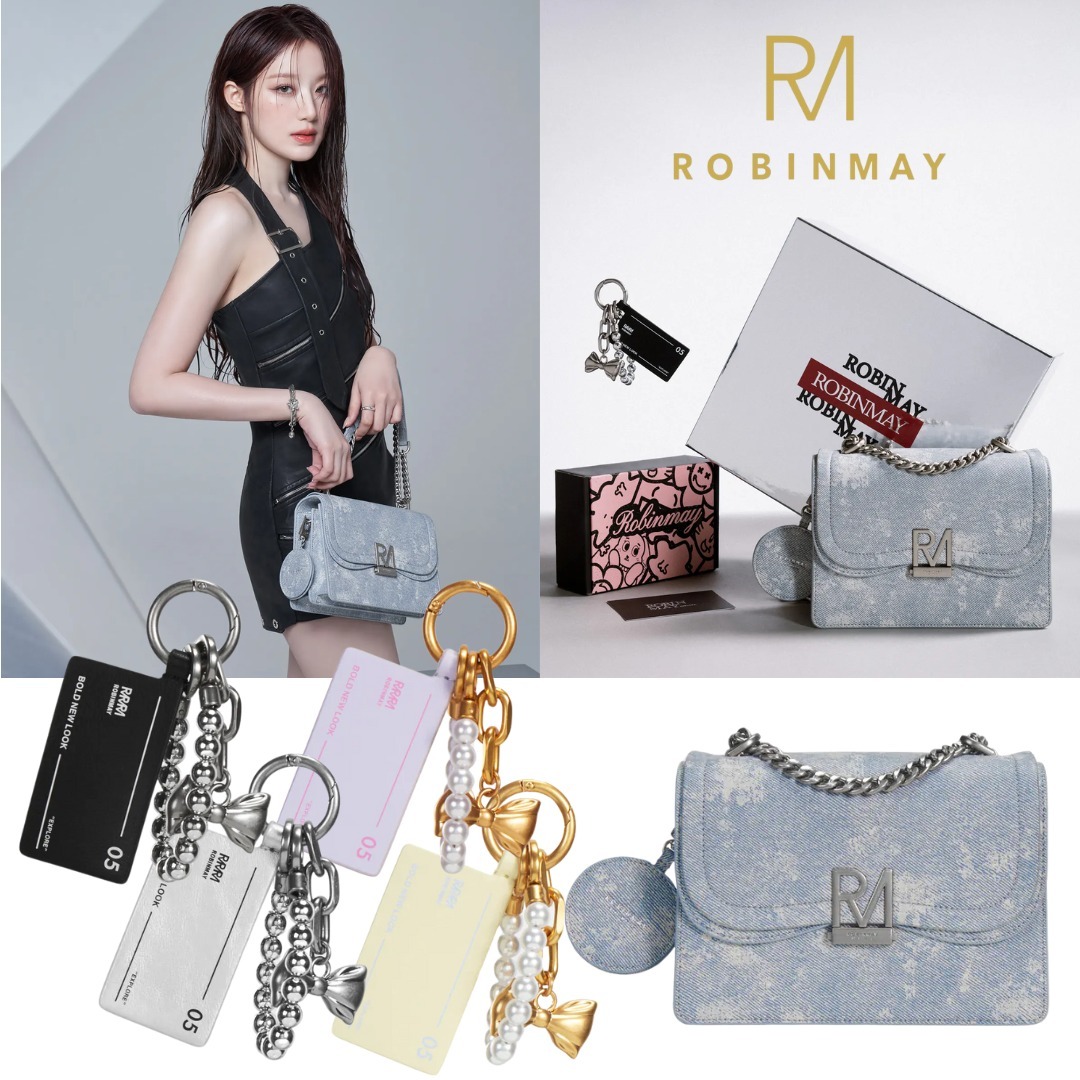 台湾ROBINMAY ELLYショルダーバッグ＆リボンチャーム 限定セット
