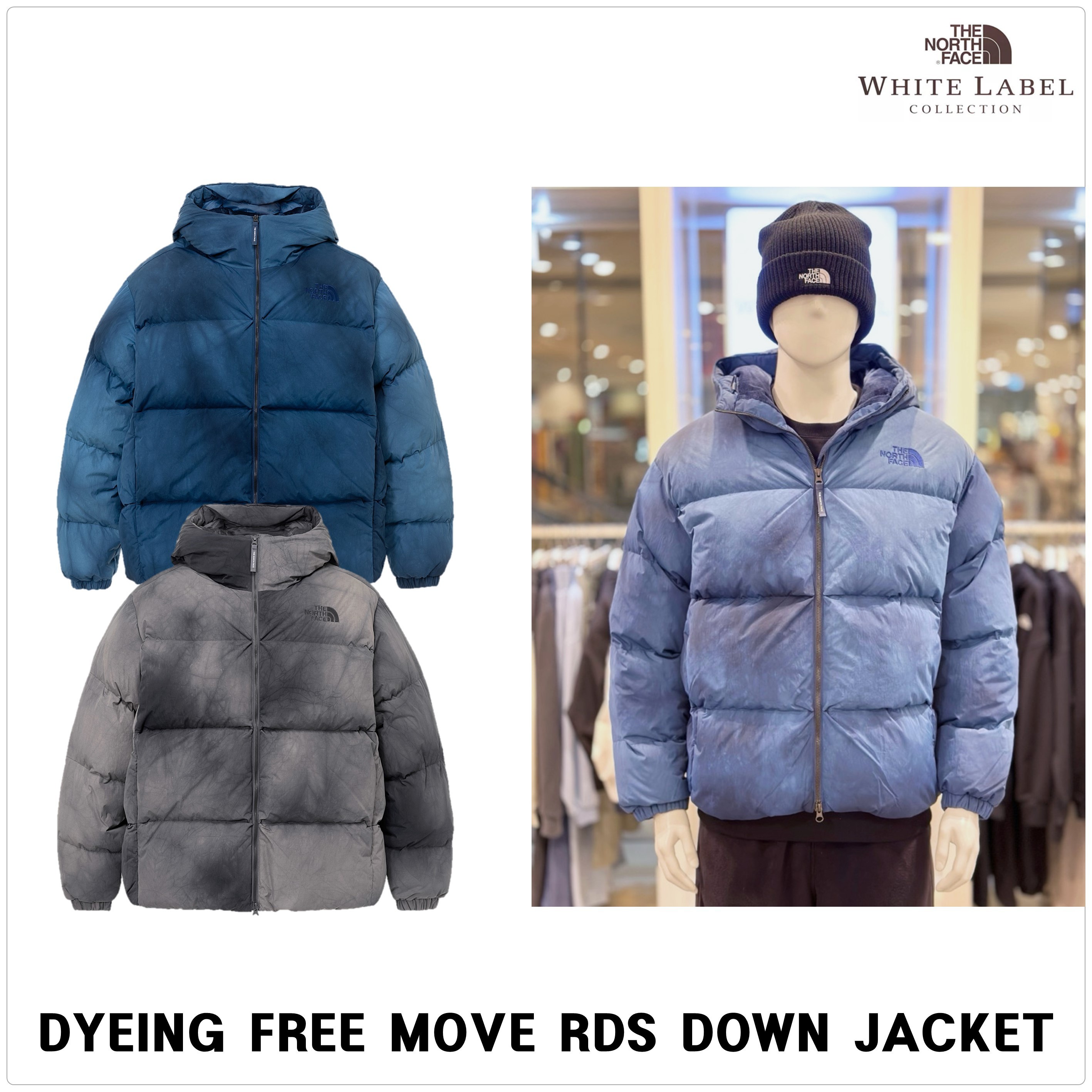 [ノースフェイス]DYEING FREE MOVE ダウンジャケット★24AW★