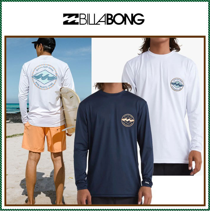 【BILLABONG】Men's Loose Fit Rash Guard MT1038 /追跡付