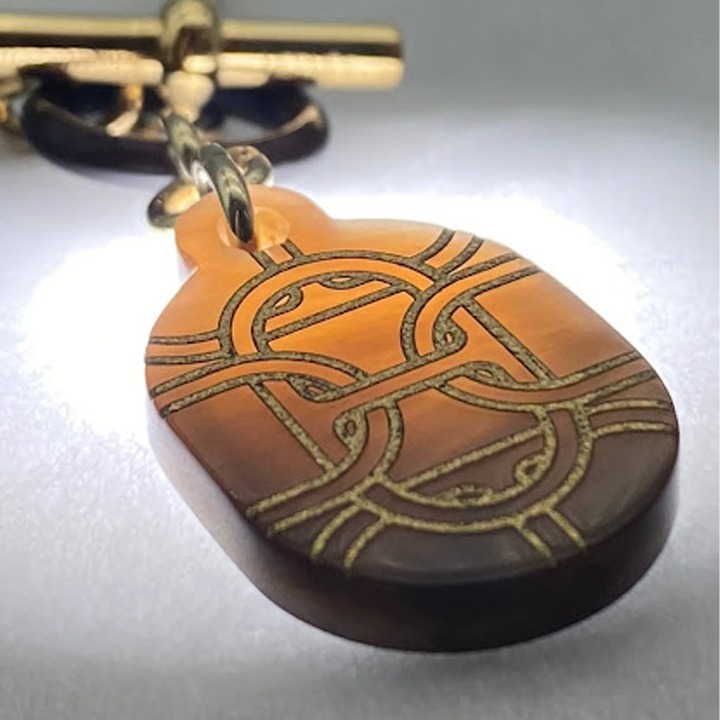 《天然素材♡》HERMES シェーヌダンクル ピアス