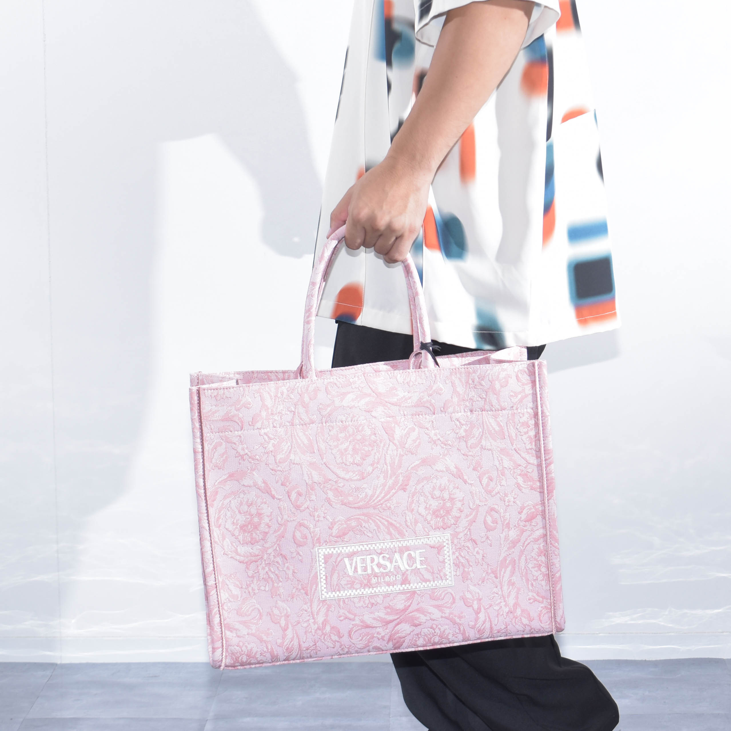 ヴェルサーチ バッグ レディース トートバッグ 1013152 ラージ VERSACE ヴェルサーチ バッグ メンズ トートバッグ 1013152