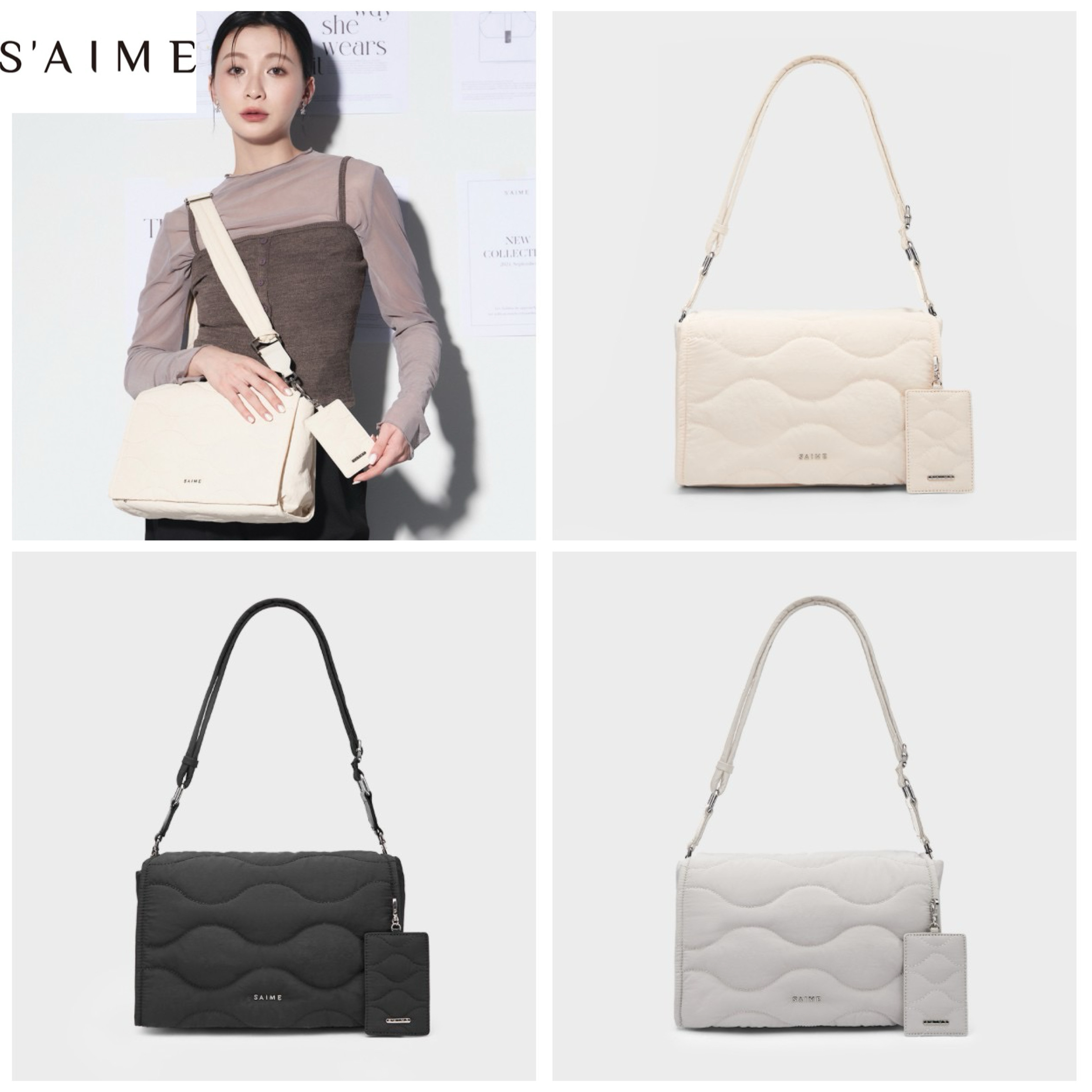 S’AIME ♡ショルダーバッグ IDホルダー付き 送料込