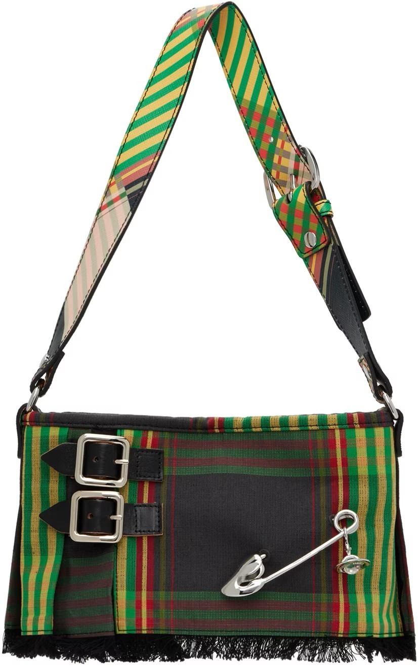 ★Vivienne Westwood★ マルチカラー Heather ショルダーバッグ