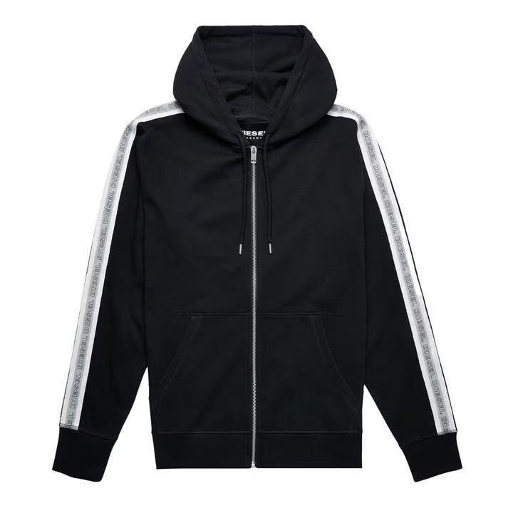 Diesel★長袖 ロゴ ジップアップ フード付 ジャケット パーカー