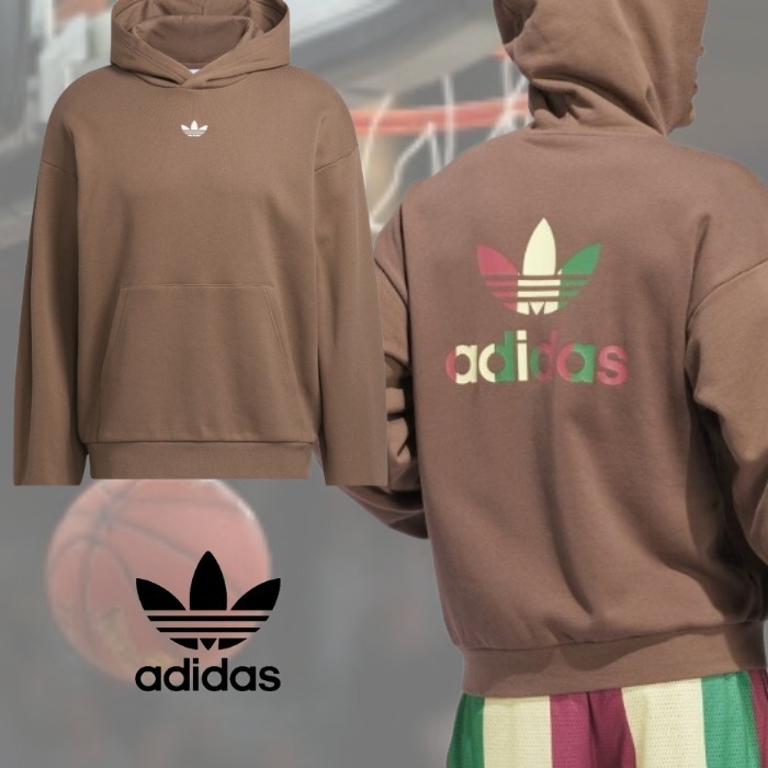 ペアコーデ 大人気 adidas グラフィックパーカー ユニセックス