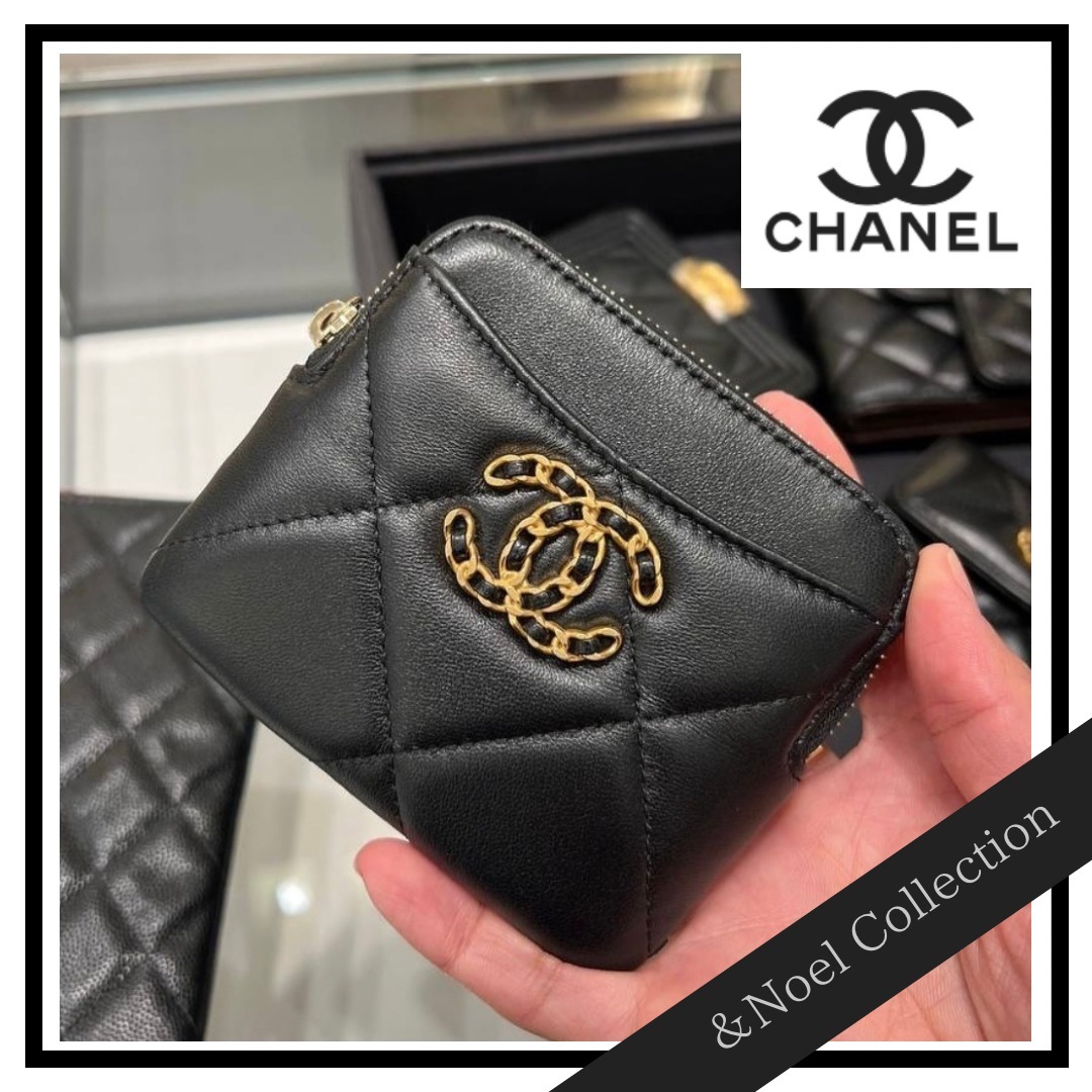 【シャネル１９】CHANEL*ミニ財布*ジップコインパース