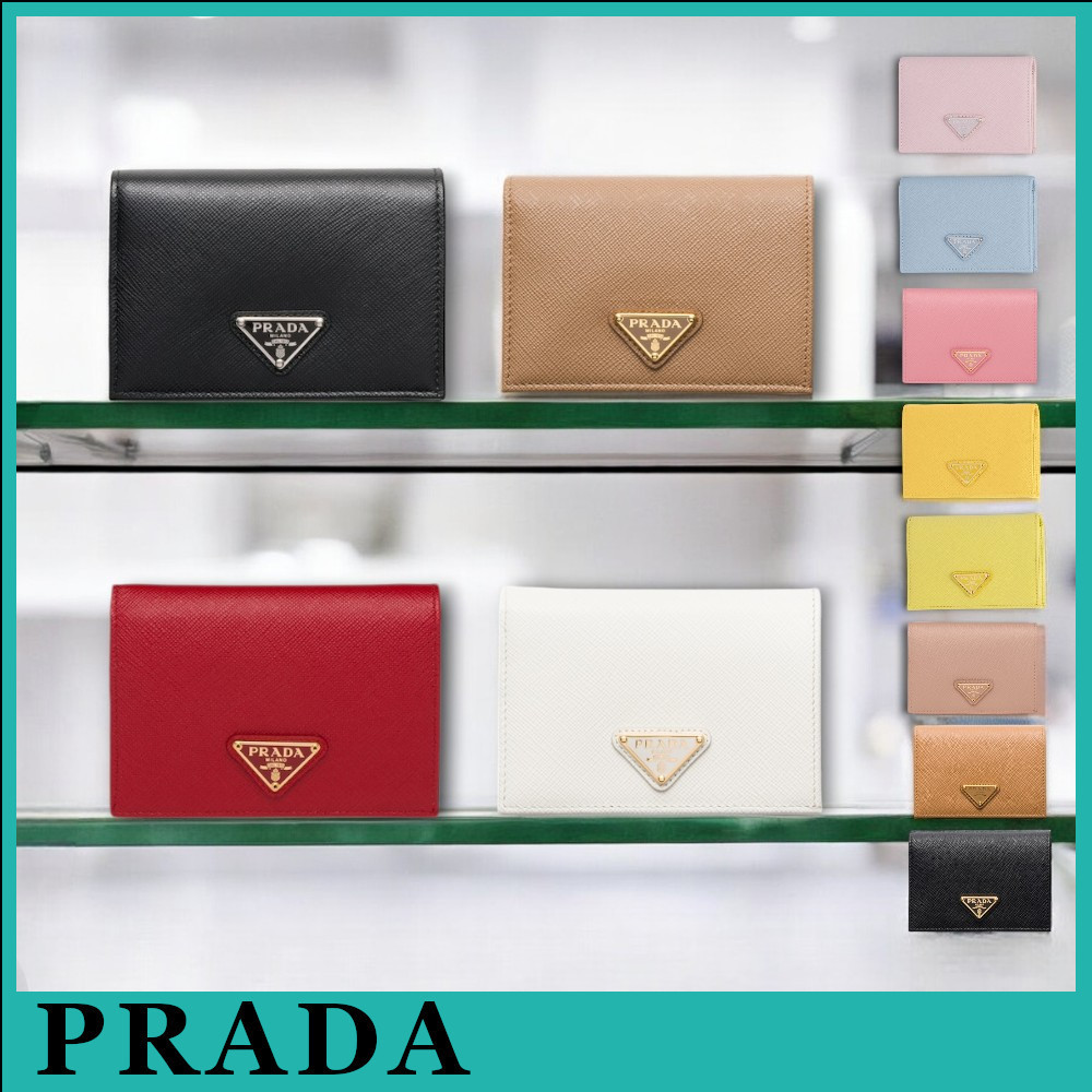 ★PRADA直営店★スモール サフィアーノレザーウォレット