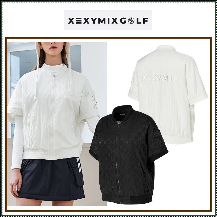 【XEXYMIX GOLF】X-Symbol Dolman Sleeve Jumper ■WOMAN