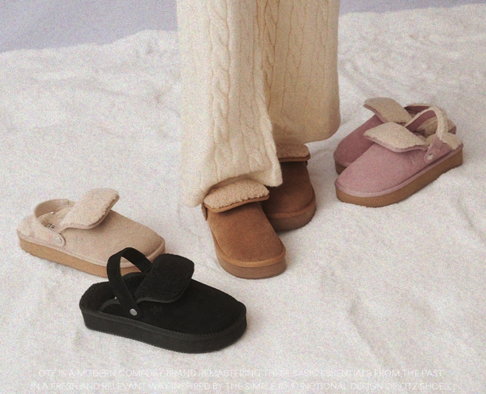 OTZ SHOES/BALLOONY PLATFORM BANDING SLIDES/（本革）