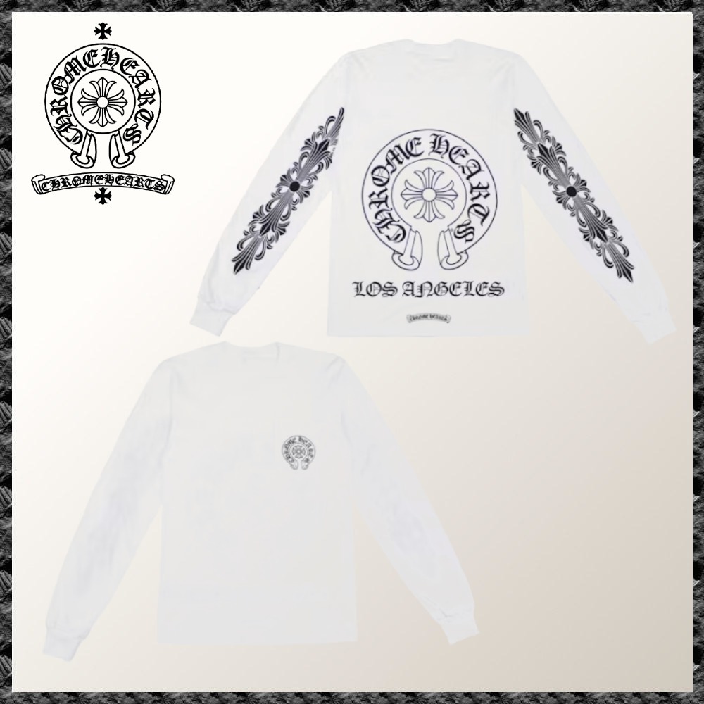 ◆送料込【CHROMEHEARTS】ロサンゼルス限定 ロング Tシャツ 白