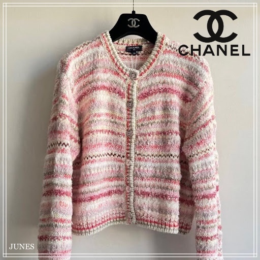 大人可愛い♪【CHANEL】ジャケット マルチカラー