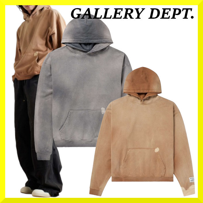 GALLERY DEPT.☆関税込☆ベンチュラ ロゴ ダメージ加工 パーカー
