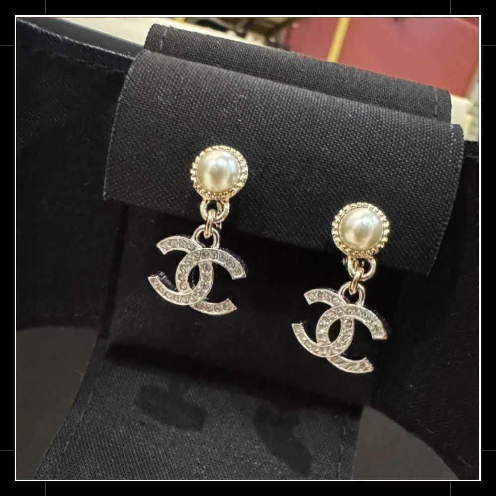【日常に輝きをプラス】CHANEL★ピアス CC×パールが煌めく