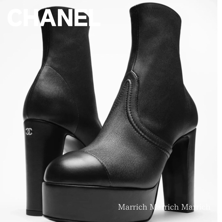 CHANEL《足元綺麗☆スタイルアップ♪》ショート ブーツ