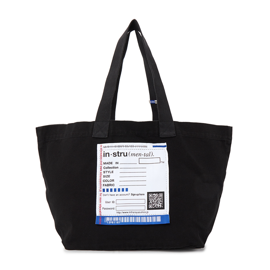 メゾンミハラヤスヒロ メンズ トートバッグ I12BG701 BLACK