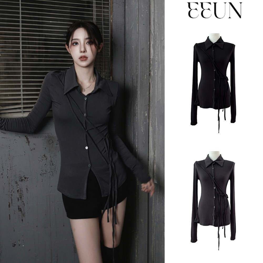 【EEUN】Quendi Collar Sleeves T