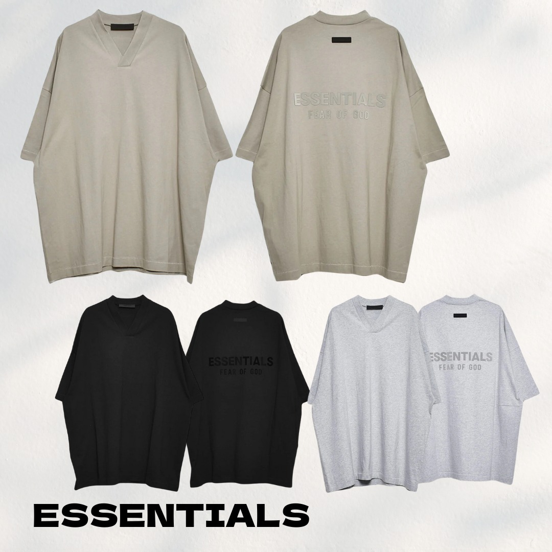 【国内買付】ESSENTIALS/VネックTシャツ