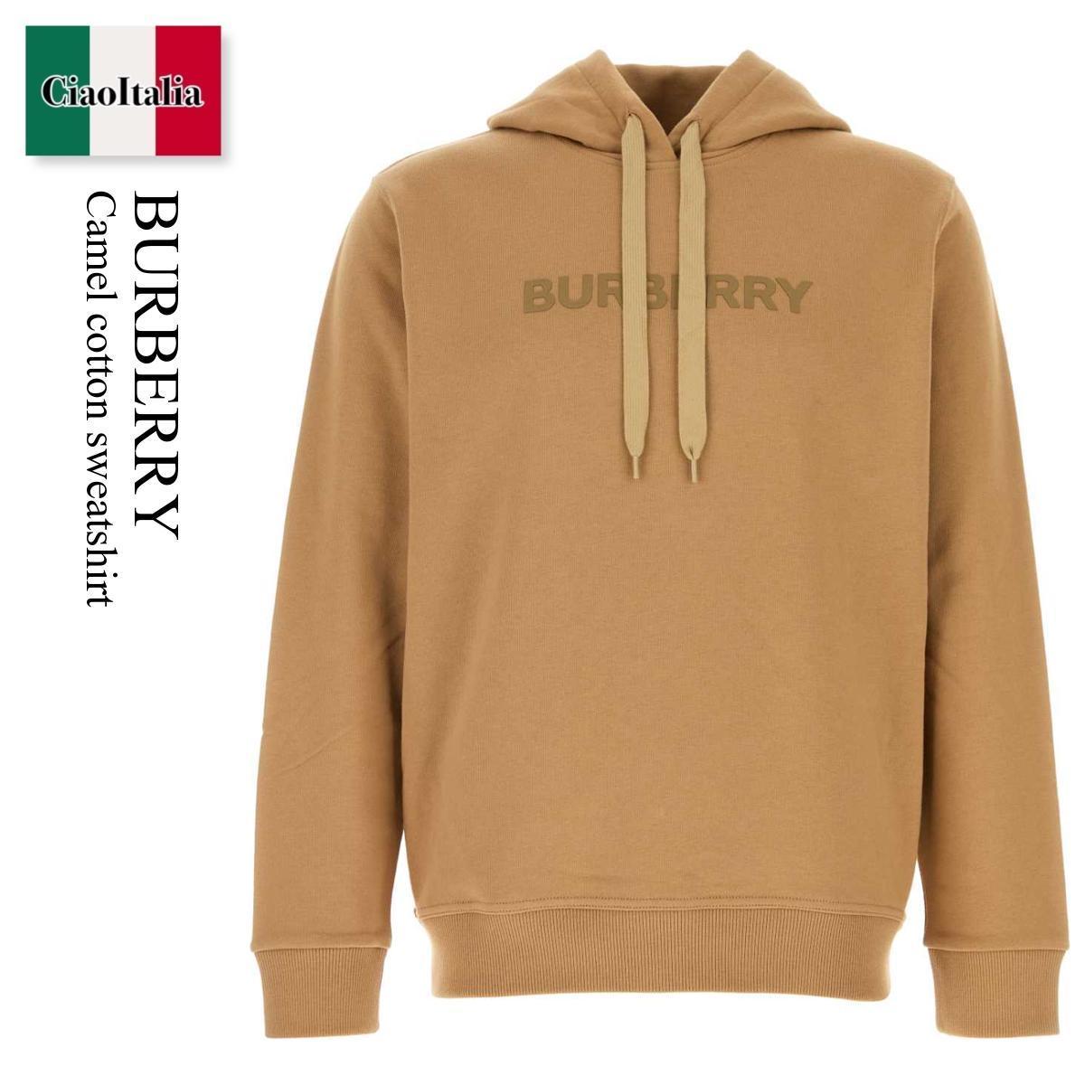 パーカー・フーディ Burberry Camel Cotton Sweatshirt
