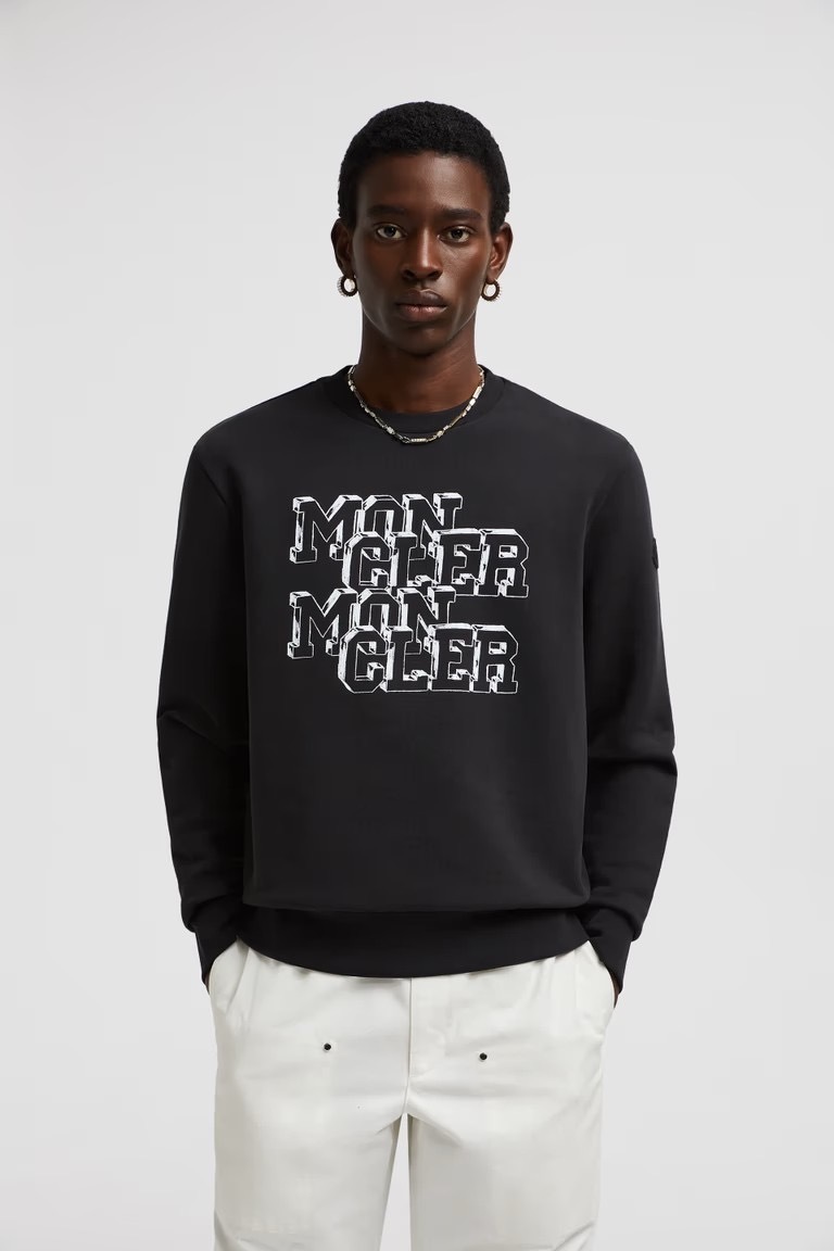 《直営店買付》MONCLER モンクレール ロゴスウェットシャツ