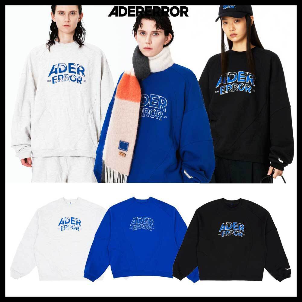 ●ADERERROR●EDCA LOGO SWEATSHIRT ロゴスウェット 男女 人気