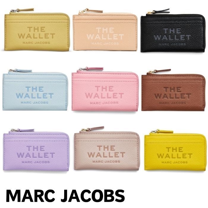 MARC JACOBS ザ レザー トップ ジップ マルチ ウォレット