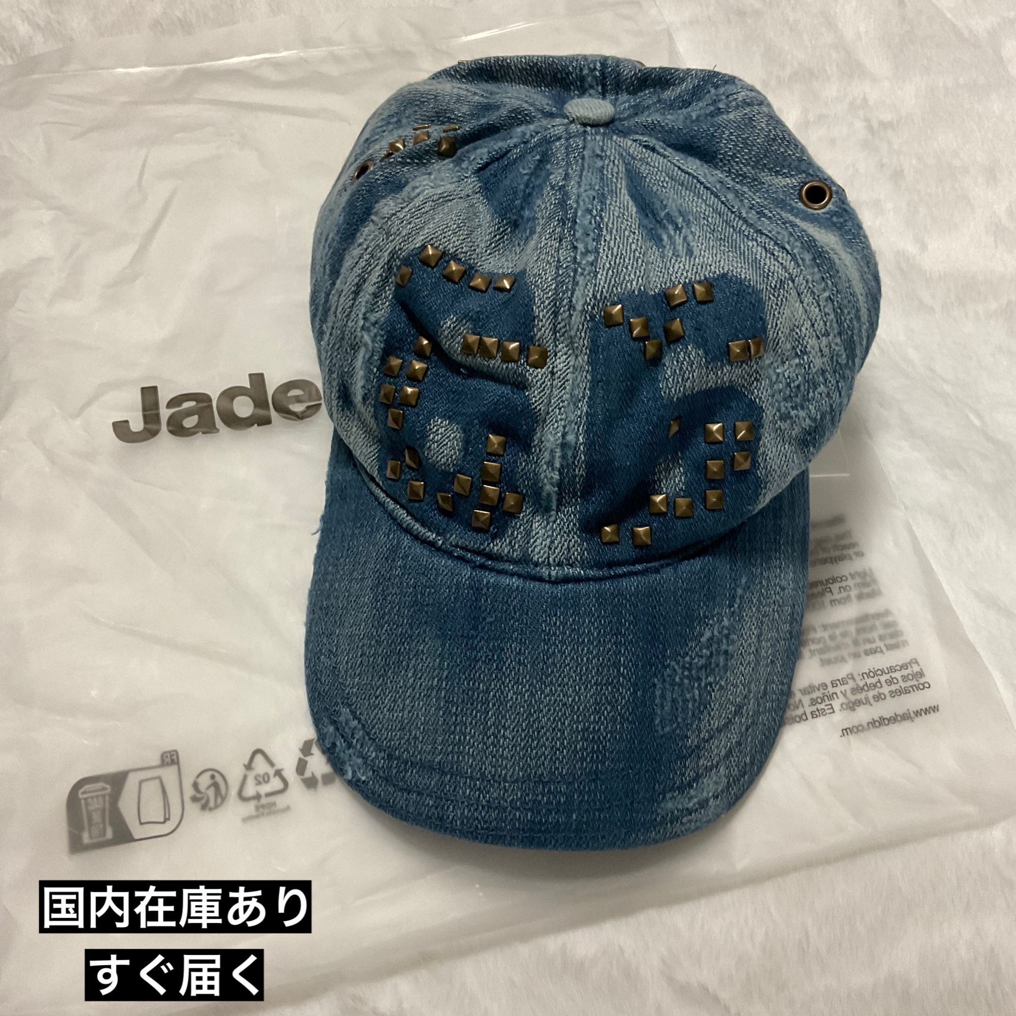 ◆国内発送◆関送込◆Route 66 ディストレストスタッズキャップ