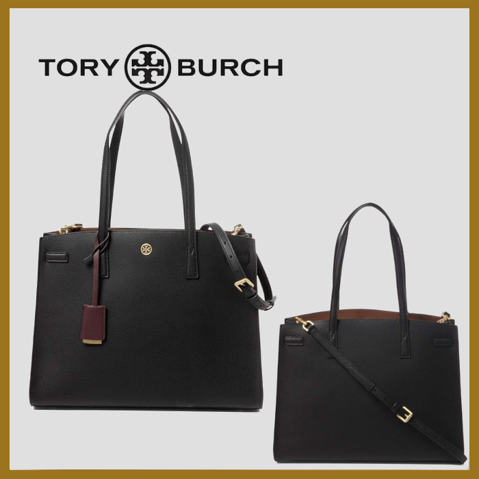 *TORY BURCH* ウォーカー サッチェル ノートパソコン収納 *Black