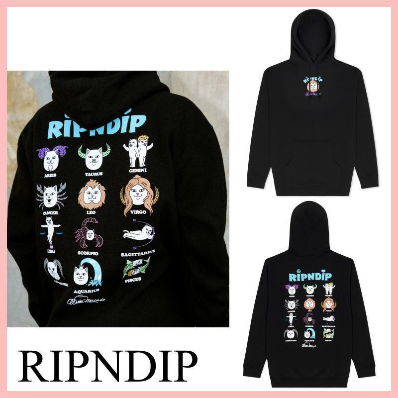 RIPNDIP Zodiac フーディ パーカー Black 送料込み
