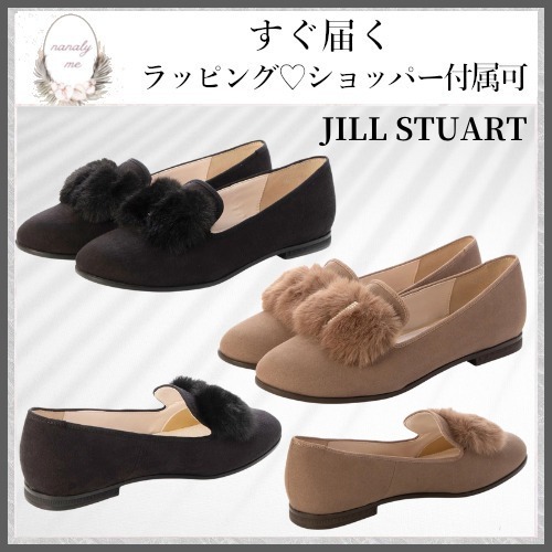 【フラットソールで疲れにくい♪】ジルスチュアート スリッポン