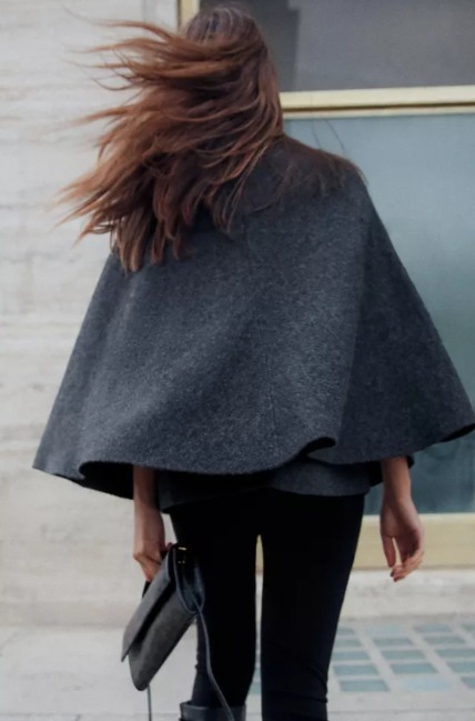 ZARA ザラ ニットケープコート S - メルカリ
