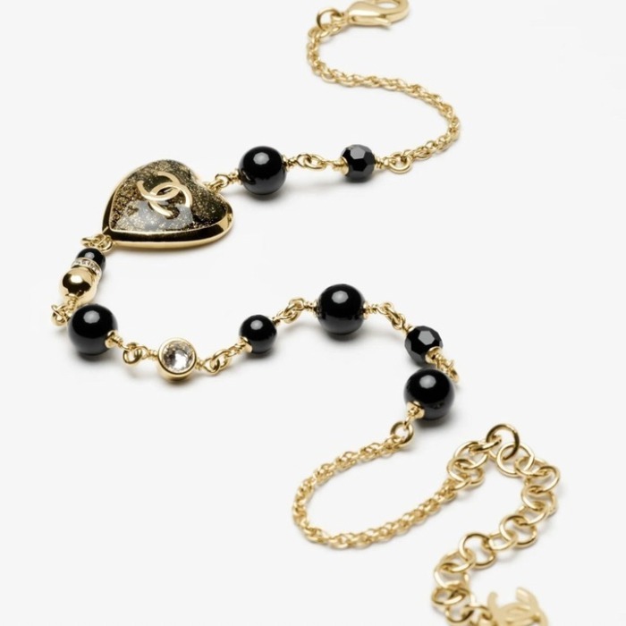 【大人可愛い】CHANEL ハートネックレス/チョーカー 大人可愛い】CHANEL ハートネックレス/チョーカー