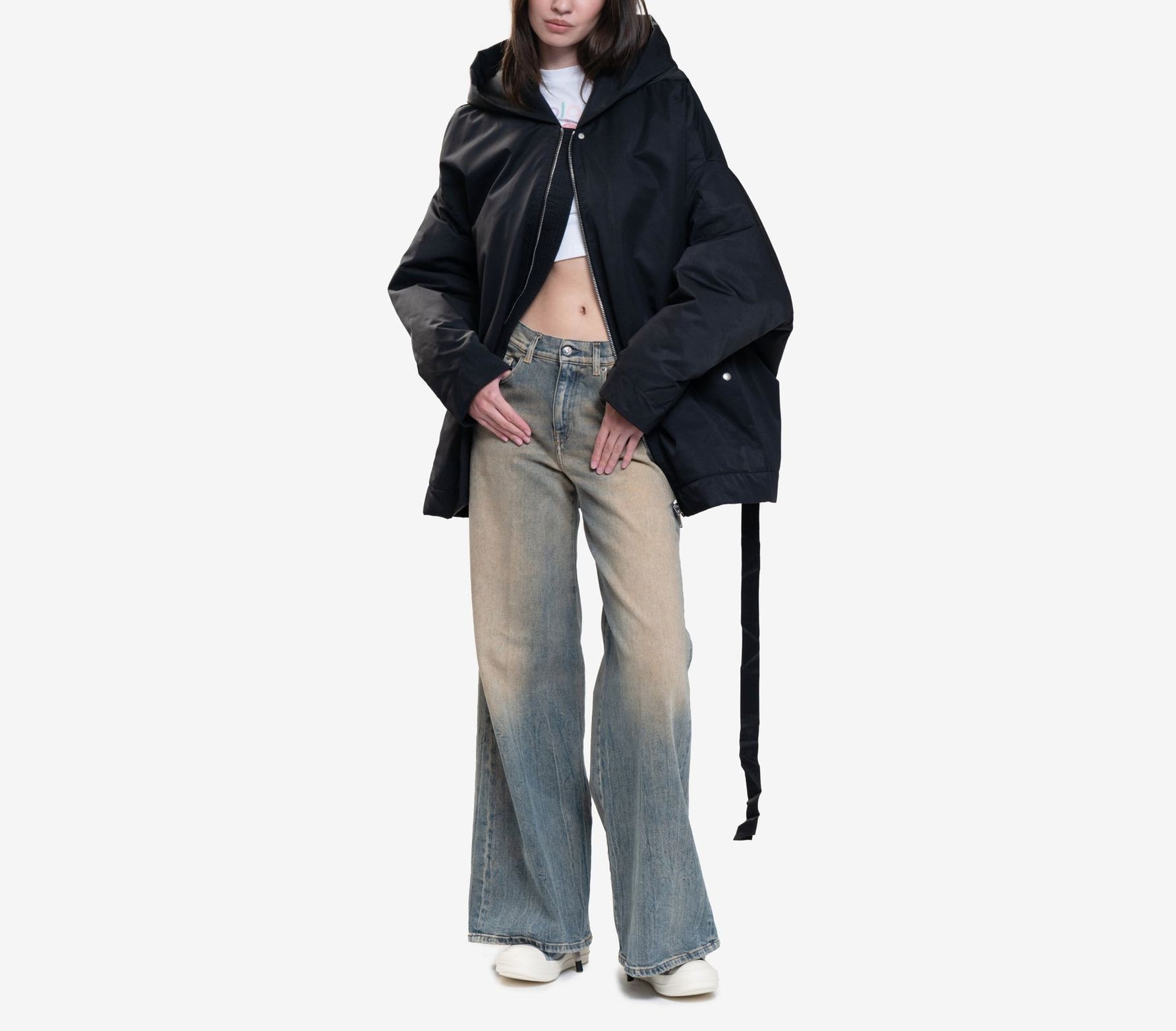 RICK OWENS DRKSHDW フード付き ピーター ジャケット