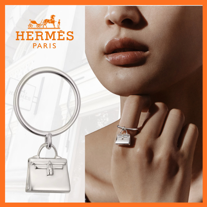 可愛いケリーモチーフ♪【HERMES】リング アミュレット