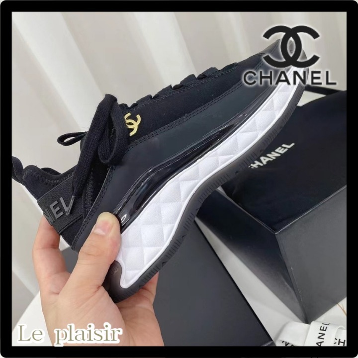 《履きやすく動きやすい♡》CHANEL スニーカー CCロゴ