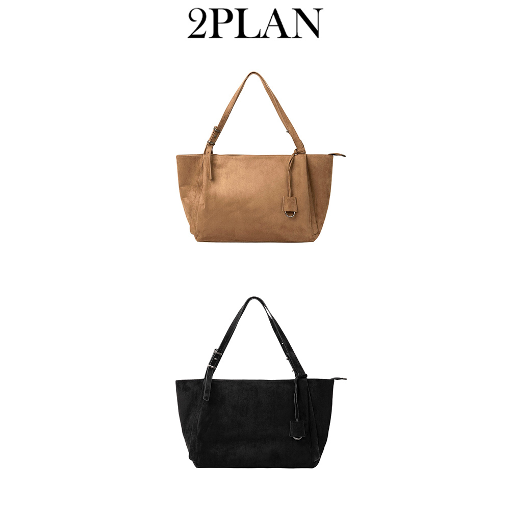 【2plan】Eve Suede Shoulder Bag