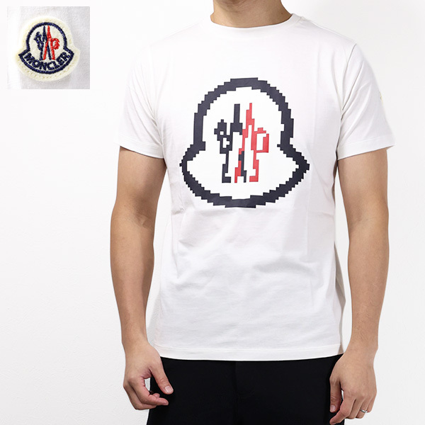 MONCLER Tシャツ 半袖 ロゴ キッズ 男の子 メンズ 8C00001 89AFV