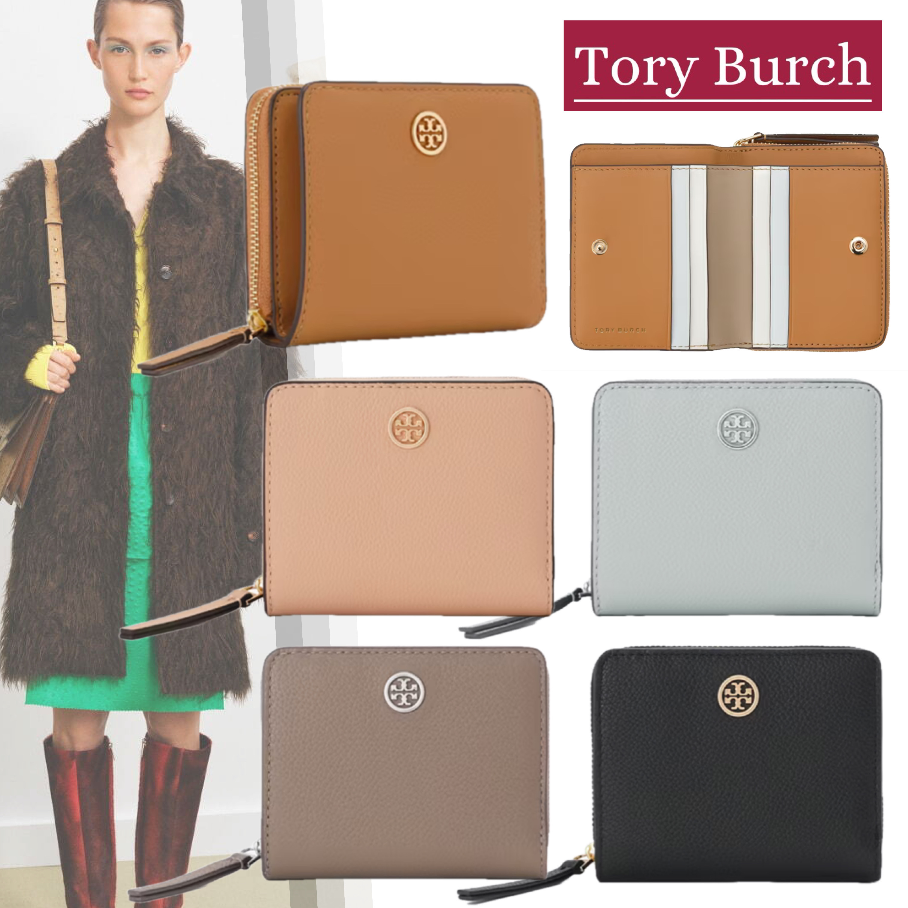 国内直営【Tory Burch】ロビンソン バイフォールド ウォレット