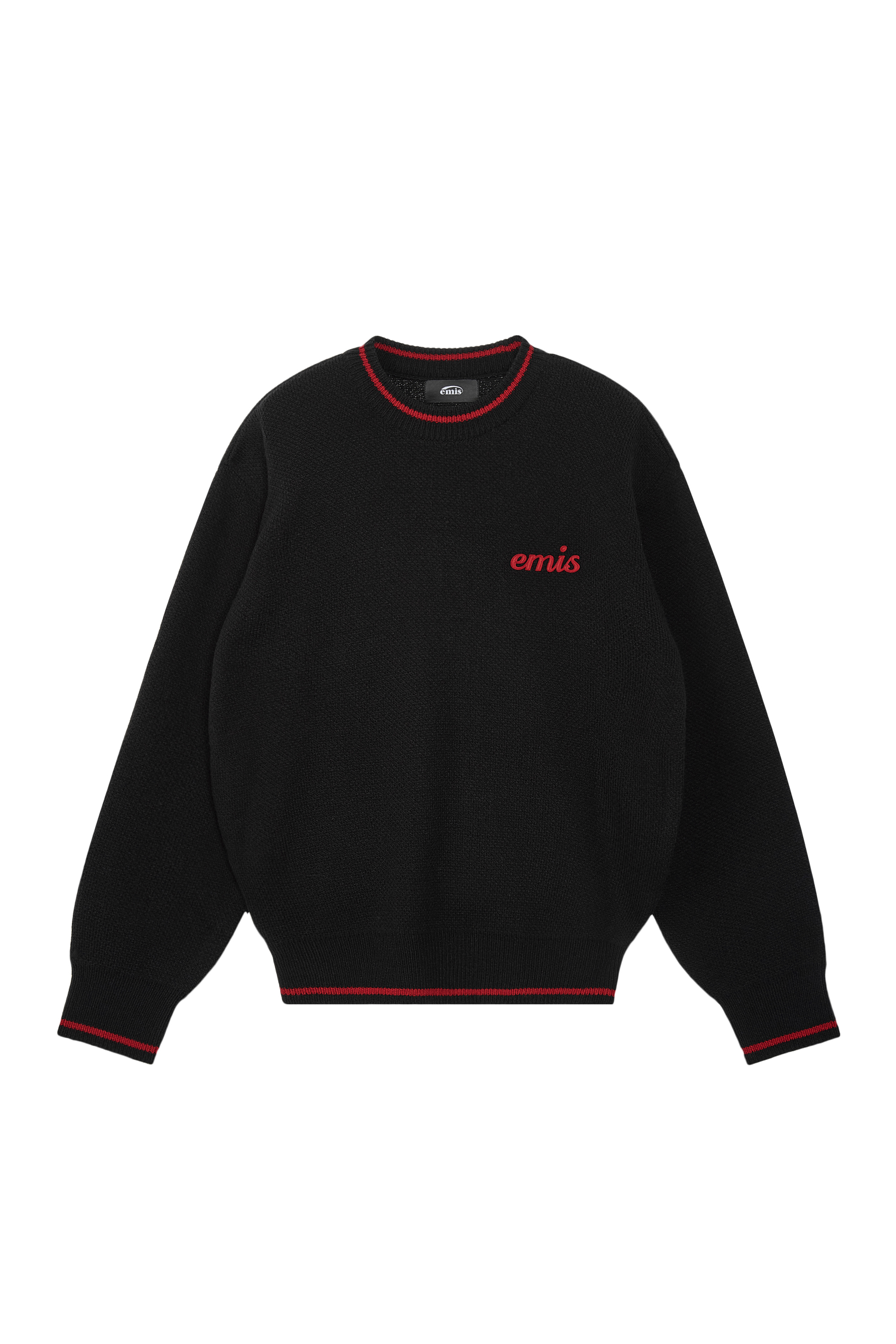 EMIS】APPLIQUE KNIT PULLOVER /追跡付 (EMIS/Tシャツ