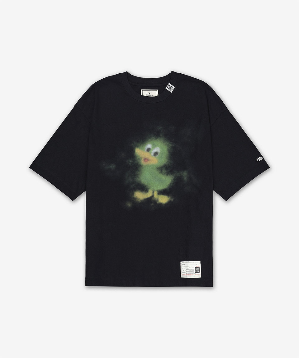 《MIHARA YASUHIRO》 ダック プリント Tシャツ