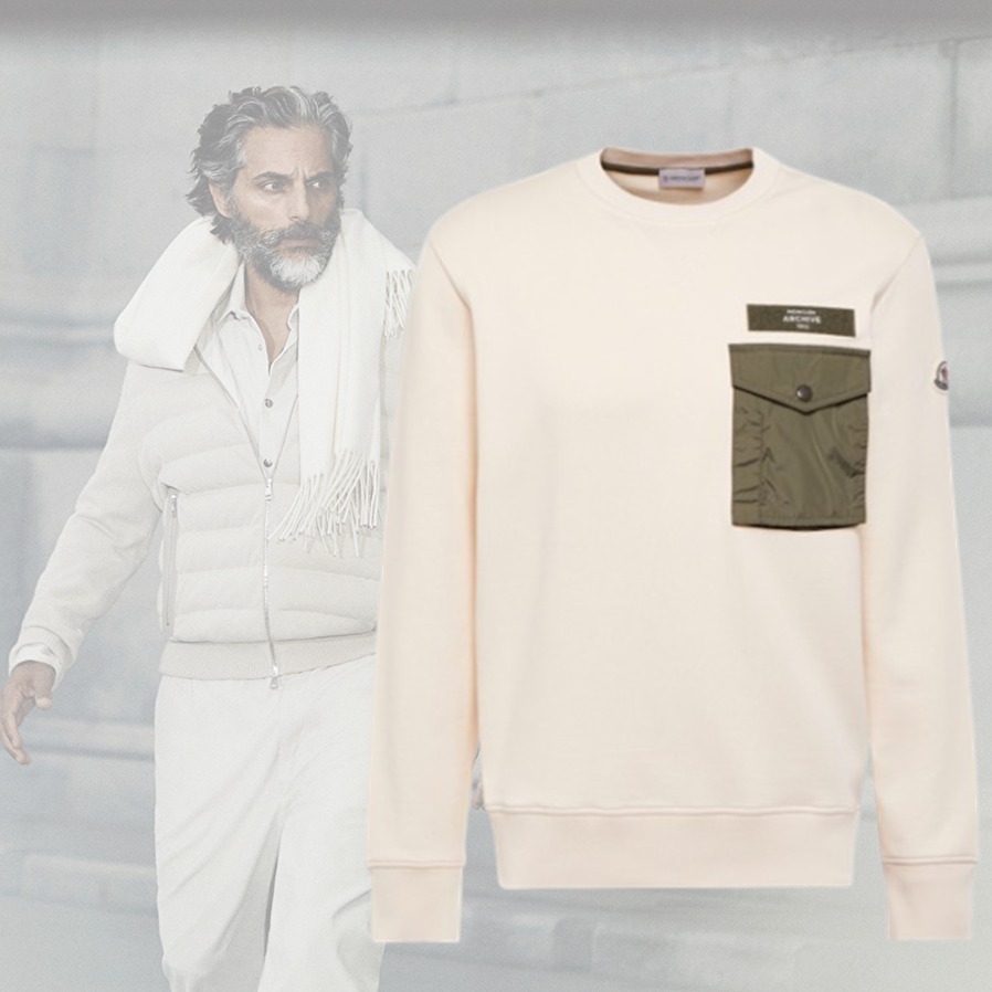 【希少】 MONCLER Cotton-blend sweatshirt コットン スウェット