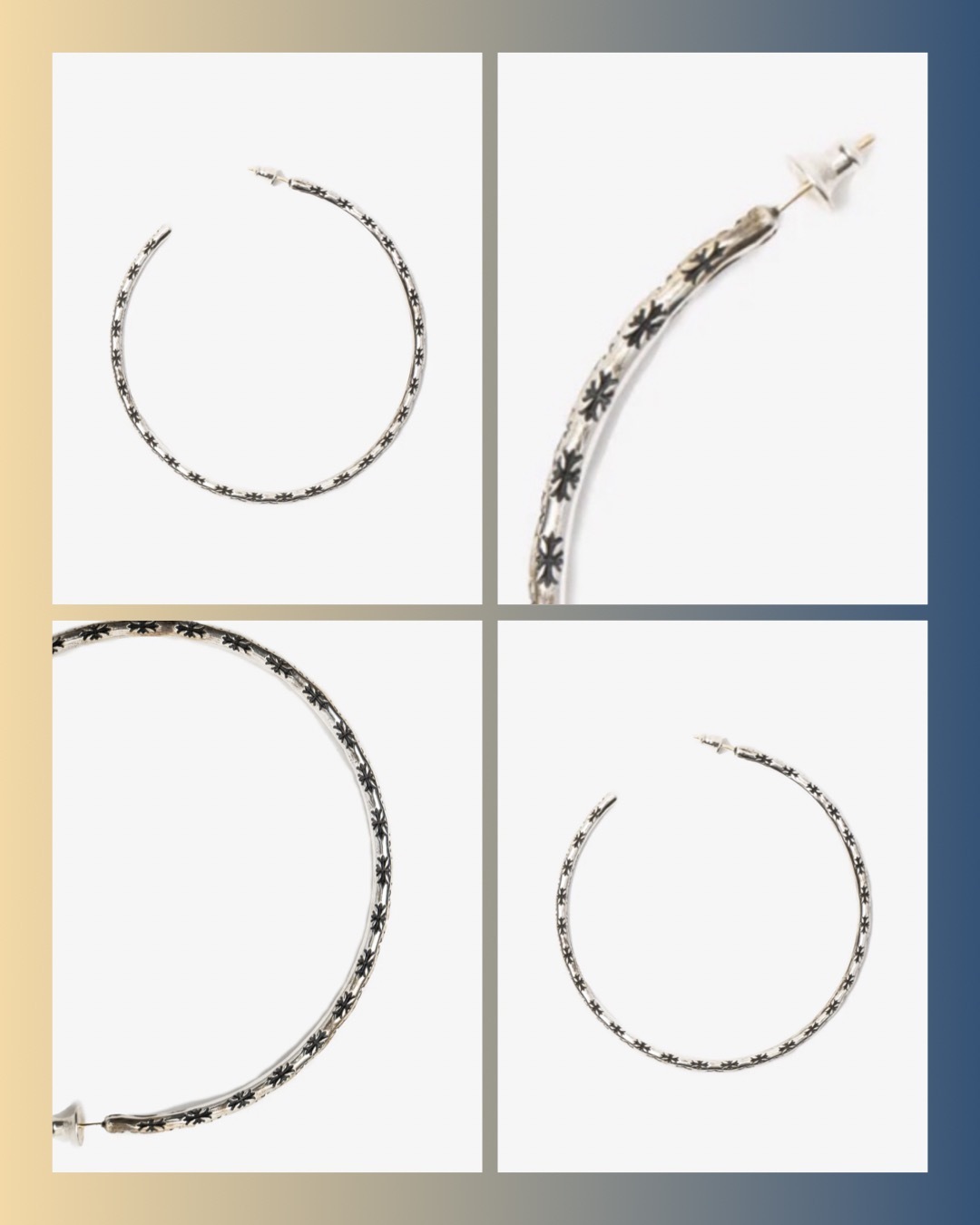 クロムハーツ HOOP TINY E EARRING
